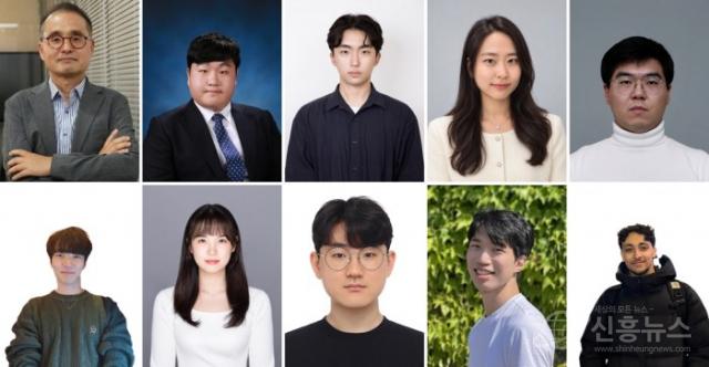 서울대학교 전기·정보공학부 이정우 교수와 연구진. 윗줄 왼쪽부터 이정우 교수, 한승엽·이정민·이나경·서지민 연구원. 아랫줄 왼쪽부터 차현호·오민해·김수환·김재현·Idris Nechnech 연구원