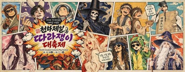 2026 천하제일 따라쟁이 대축제 공식 포스터